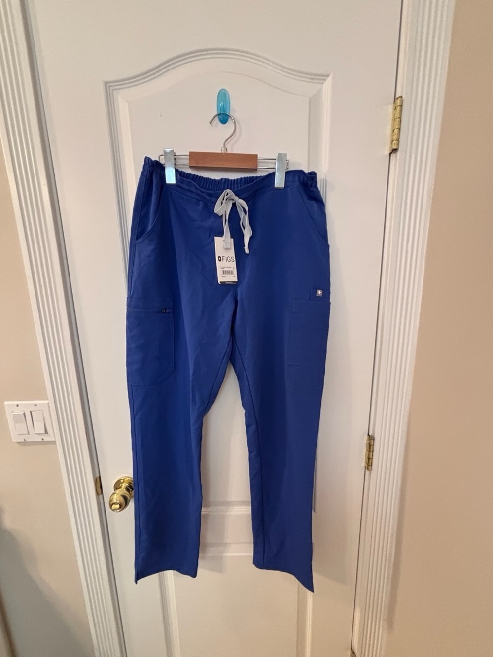 Figs Women's Royal Blue Drawstring Jogger Pants